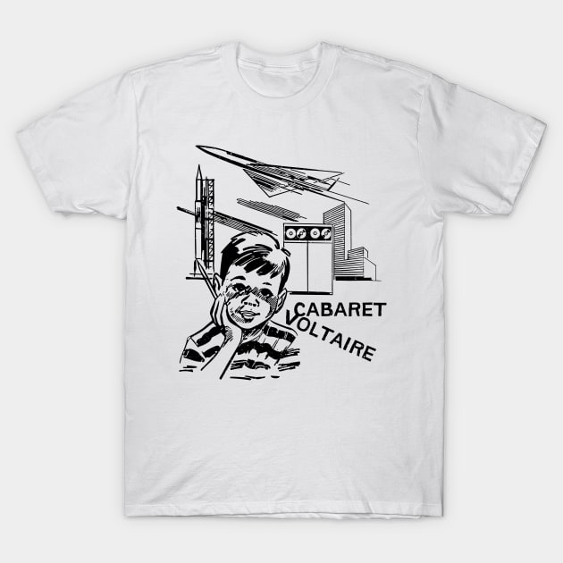 Cabaret Voltaire -- Punsktyle Design T-Shirt by unknown_pleasures